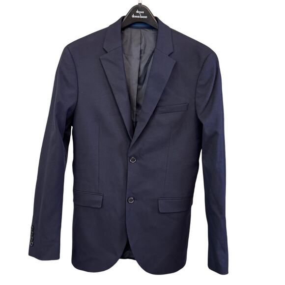 New TOPMAN NORDSTROM TOPMAN Men’s Blue Modern Classic Blazer Size 38 - Picture 1 of 4